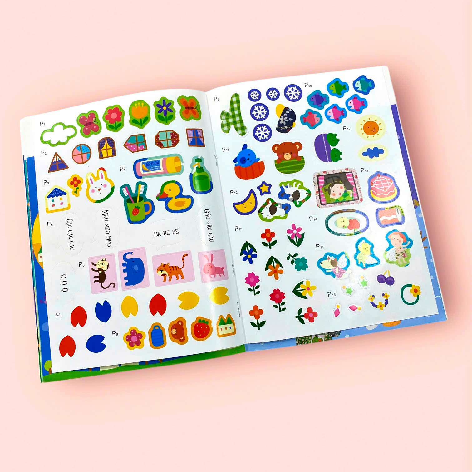 Sách cho bé - Sticker Thần Kỳ Phát Triển Chỉ Số EQ - Cảm Xúc - Dành cho trẻ 2-4 tuổi - Hình dán 3D càng dán càng vui