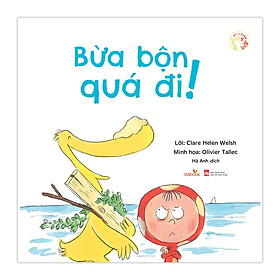 Sách cho bé - Bừa Bộn Quá Đi! - Vịt và Chấm - Sách tranh - Dành cho trẻ 3+