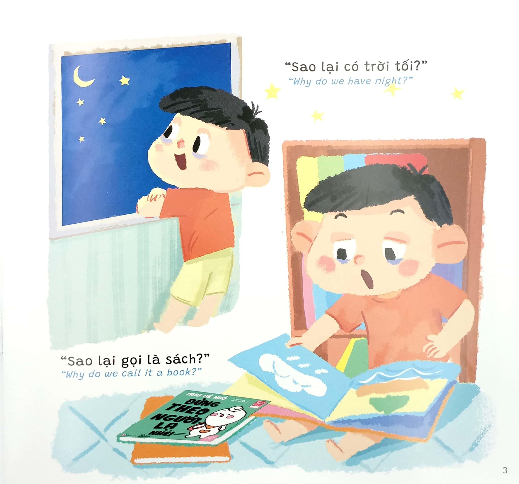 Truyện Kể Cho Miu Hiểu Chuyện - Con Ghét Đi Ngủ (Song Ngữ Việt-Anh)