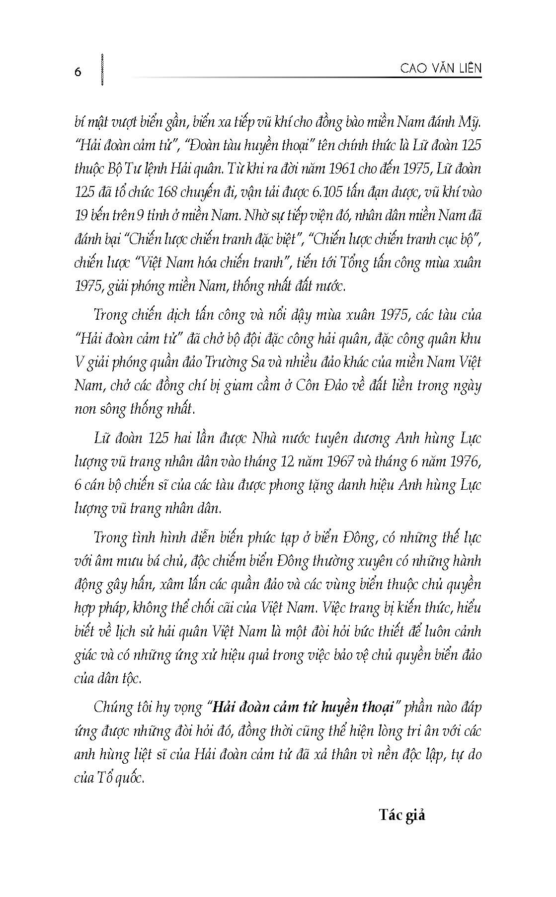 Hải Đoàn Cảm Tử Huyền Thoại - PGS.TS. Cao Văn Liên