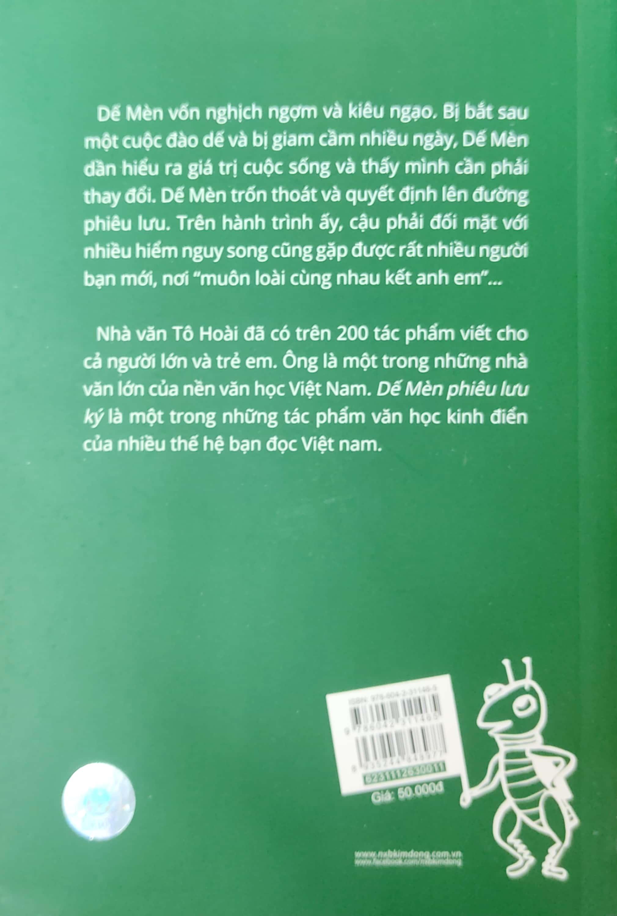 Dế Mèn Phiêu Lưu Ký – Ngô Xuân Khôi Minh Họa - Ấn Bản Kỉ Niệm 100 Năm Tô Hoài