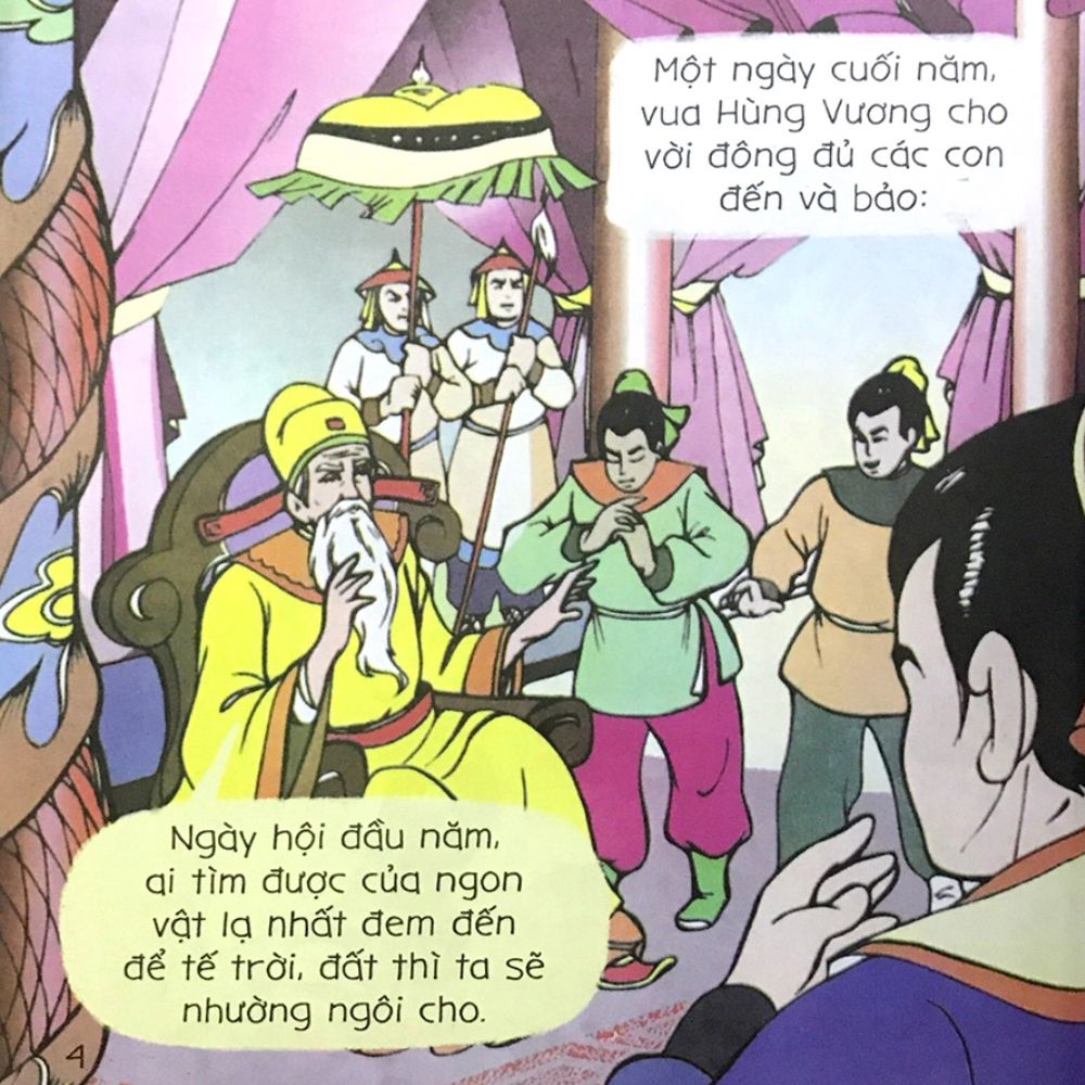 Bé Tập Kể Chuyện - Sự Tích Bánh Chưng Bánh Giầy