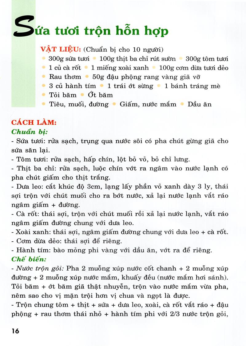 30 Món Ngon Đãi Tiệc