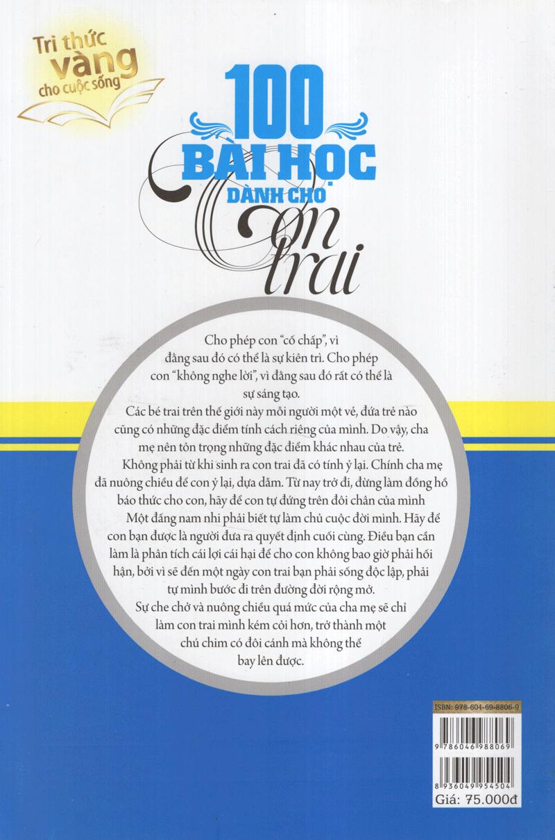 100 Bài Học Dành Cho Con Trai (Tái Bản)
