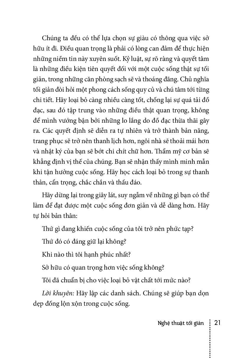 Nghệ Thuật Tối Giản: Có Ít Đi, Sống Nhiều Hơn (Tái bản)