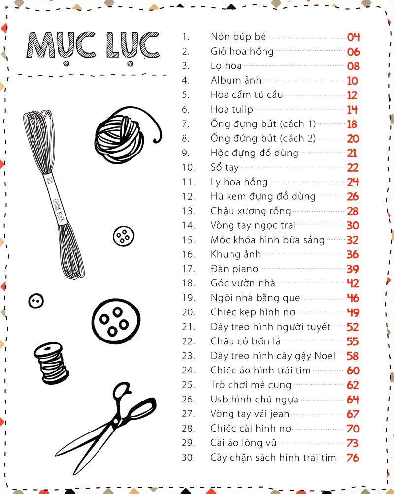 30 Mẫu Handmade Cực Xinh Mẹ Và Bé Cùng Làm