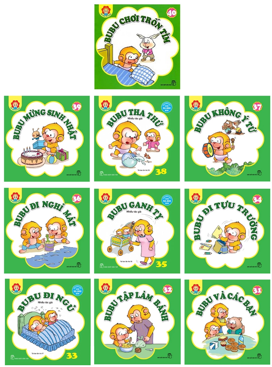 Bộ Sách Bubu - Bé Học Lễ Giáo (Trọn Bộ Tập 1 - 60)