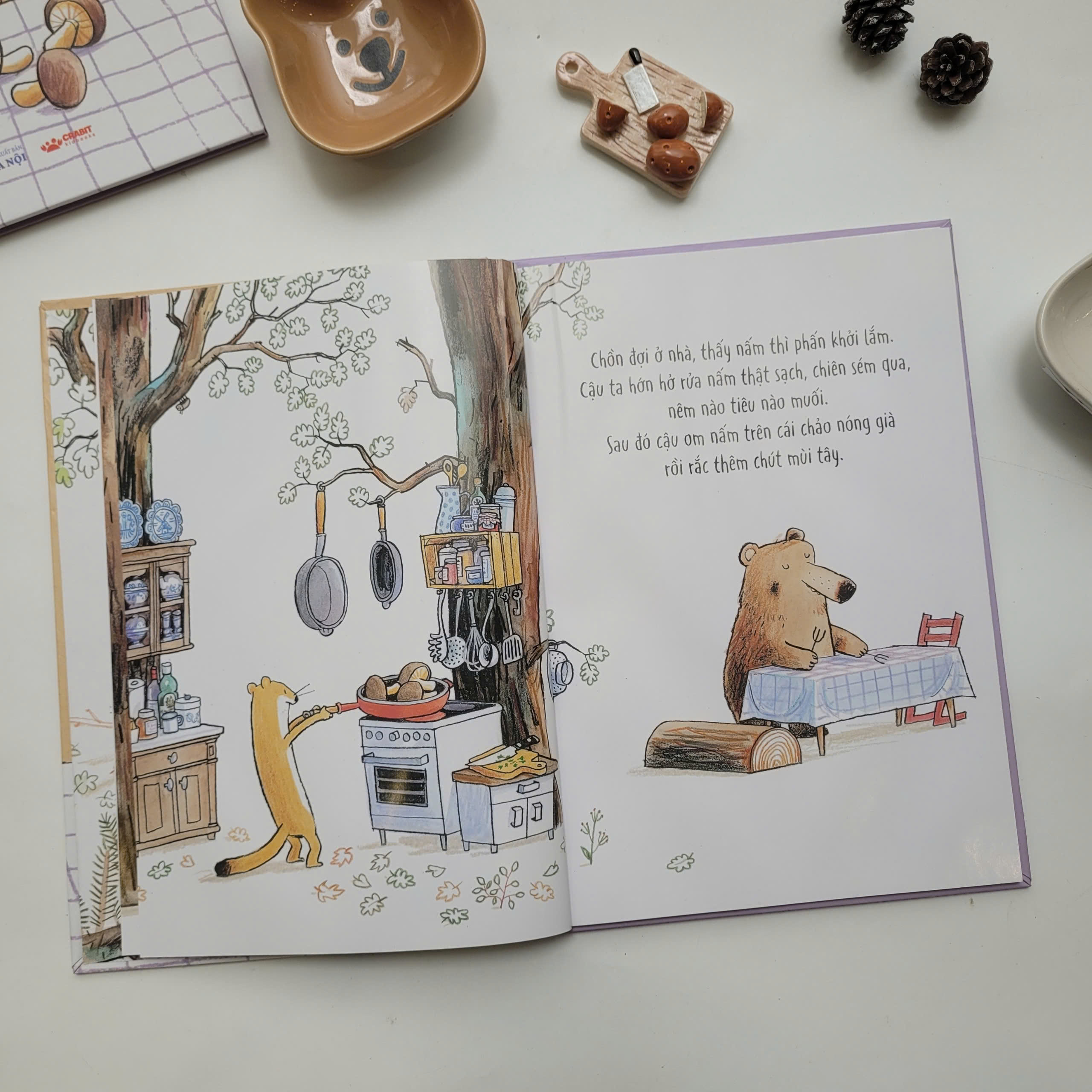 (Bìa cứng, In màu) TỚ ĂN HAI, CHO CẬU HẲN MỘT CÁI NHÉ - Jörg Mühle - Đỗ Anh Lê dịch - Crabit Kidbooks