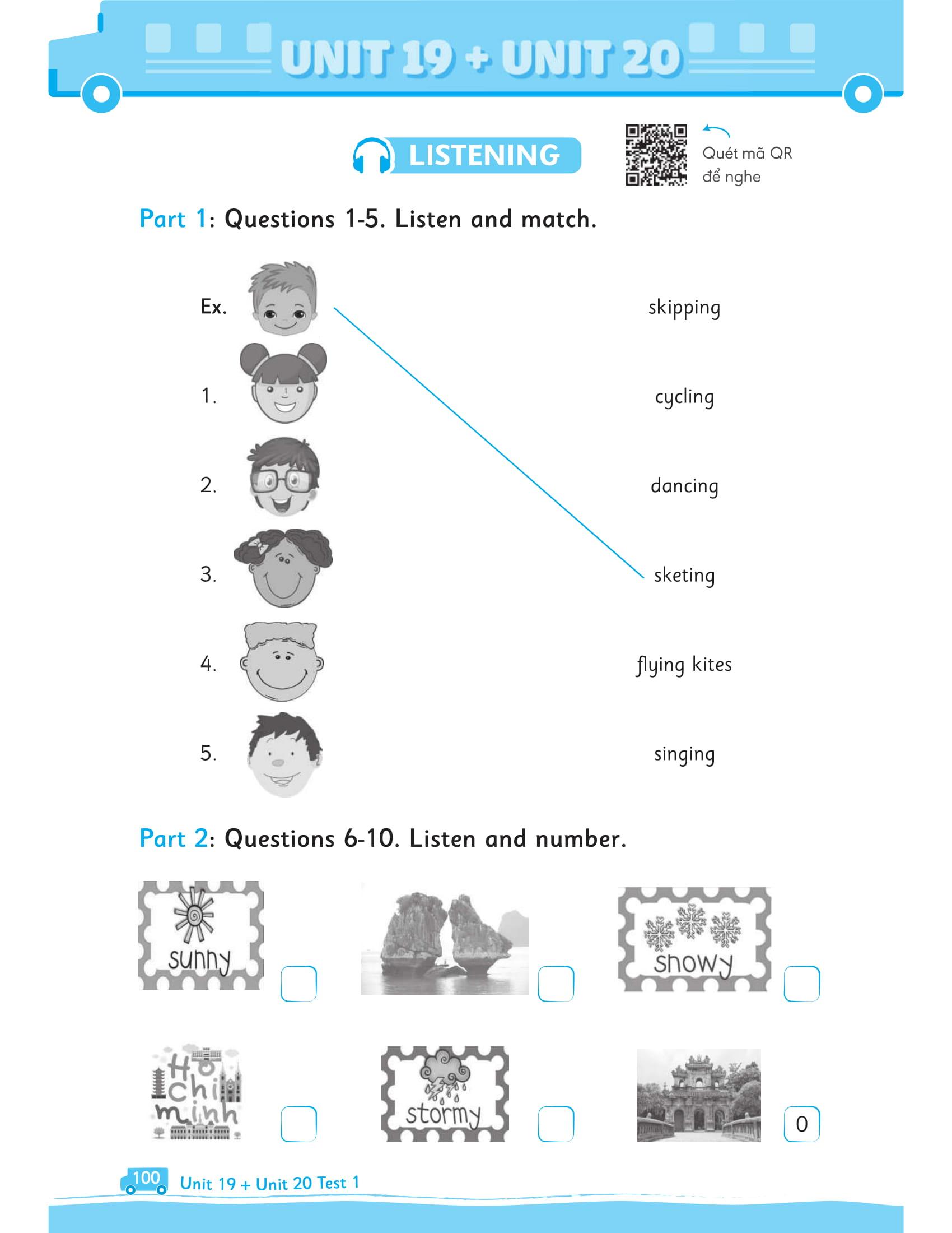 Big 4 Bộ Đề Tự Kiểm Tra 4 Kỹ Năng Nghe - Nói - Đọc - Viết (Cơ Bản Và Nâng Cao) Tiếng Anh Lớp 3 Tập 2
