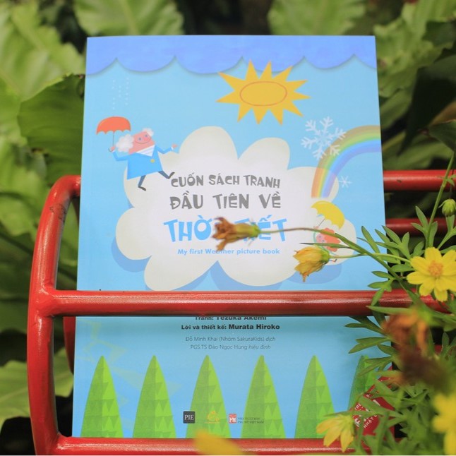 Sách Ehon Nhật Bản - Cuốn sách tranh đầu tiên về Thời tiết - Dành cho bé từ 5-10 tuổi - Ehomebooks