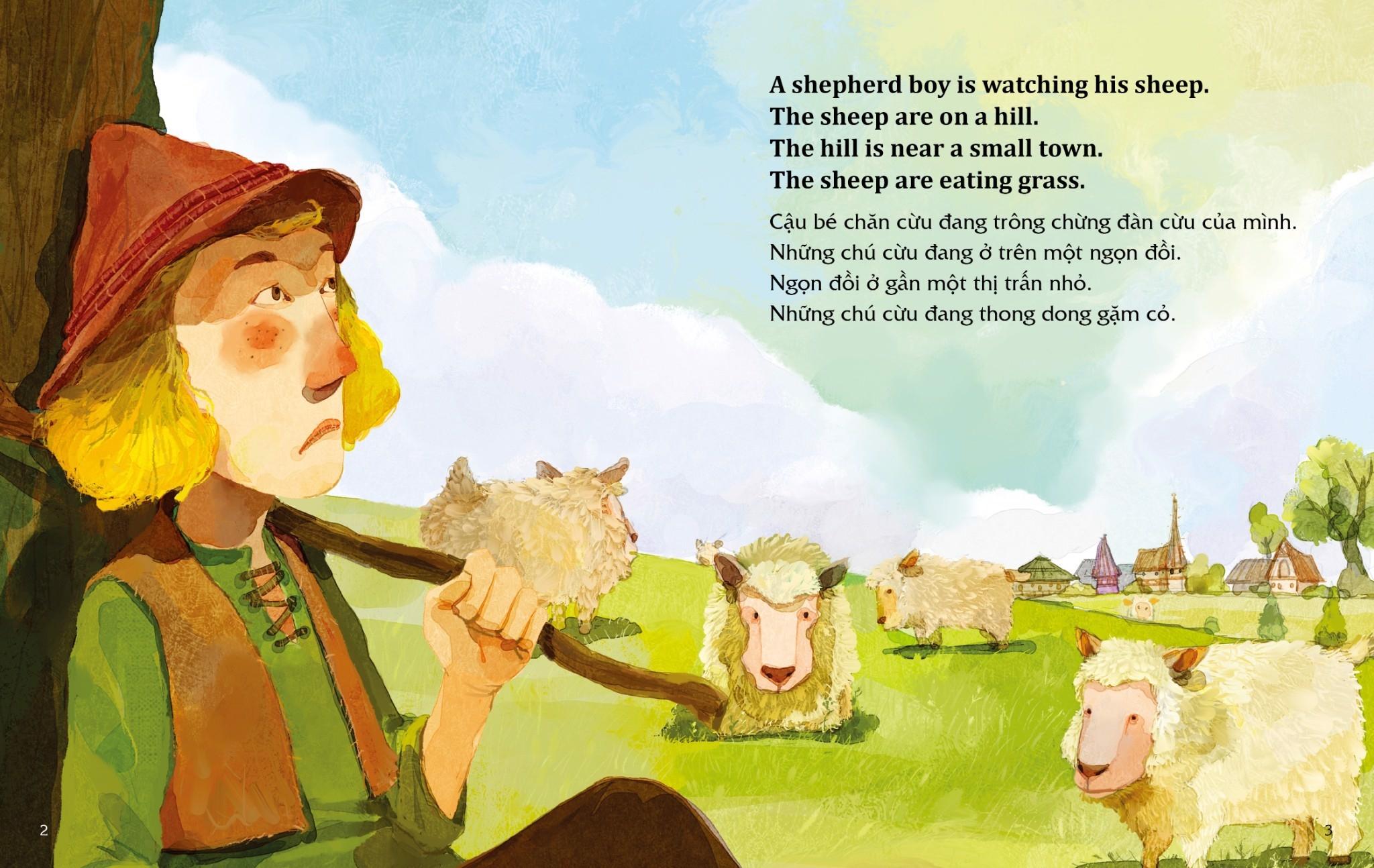Học Tiếng Anh Cùng Truyện Ngụ Ngôn Aesop - Cậu Bé Chăn Cừu Và Con Sói - The Shepherd Boy And The Wolf