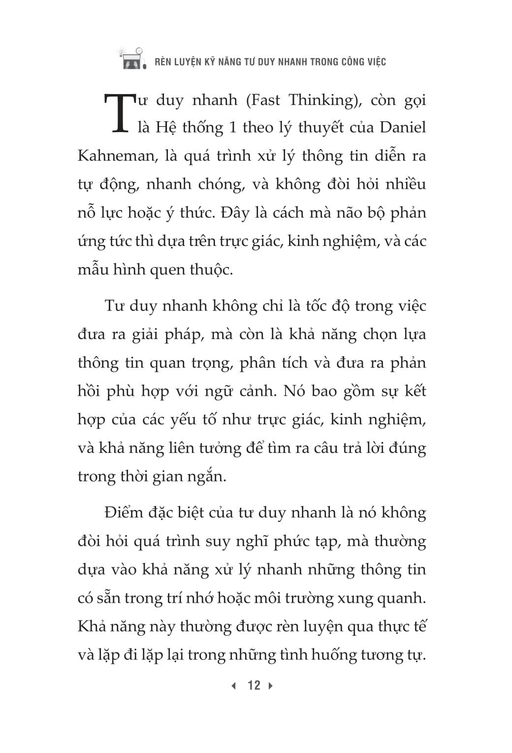 Sách - Rèn Luyện Kỹ Năng Tư Duy Nhanh Trong Công Việc