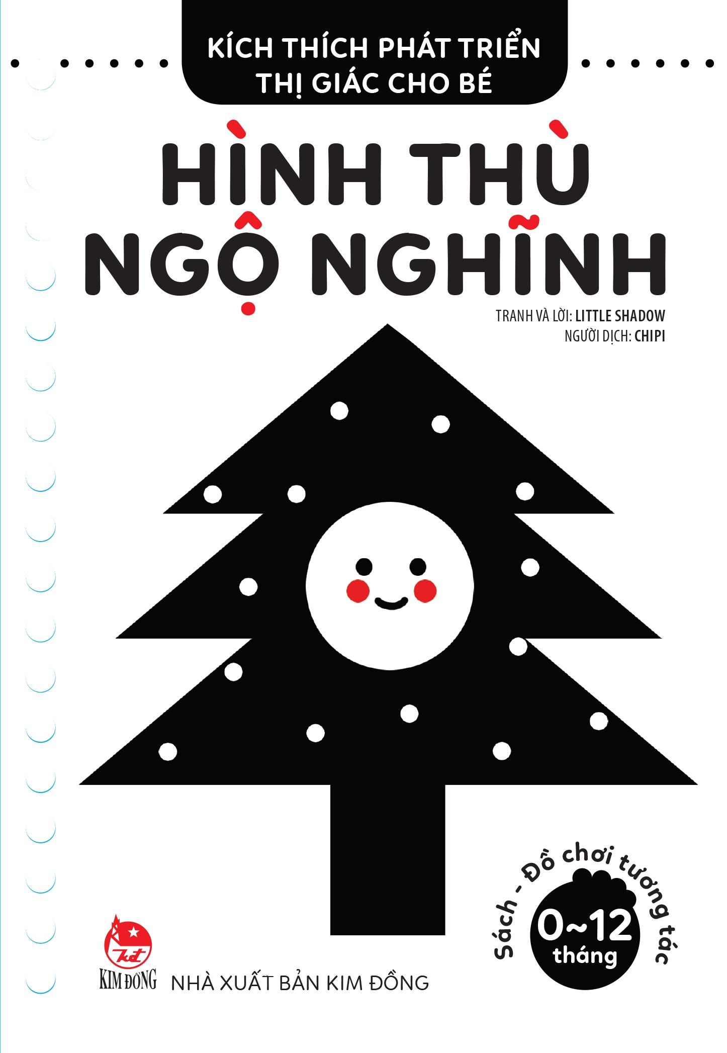 Kích Thích Phát Triển Thị Giác Cho Bé - Sách-Đồ Chơi Tương Tác (0-12 Tháng): Hình Thù Ngộ Nghĩnh