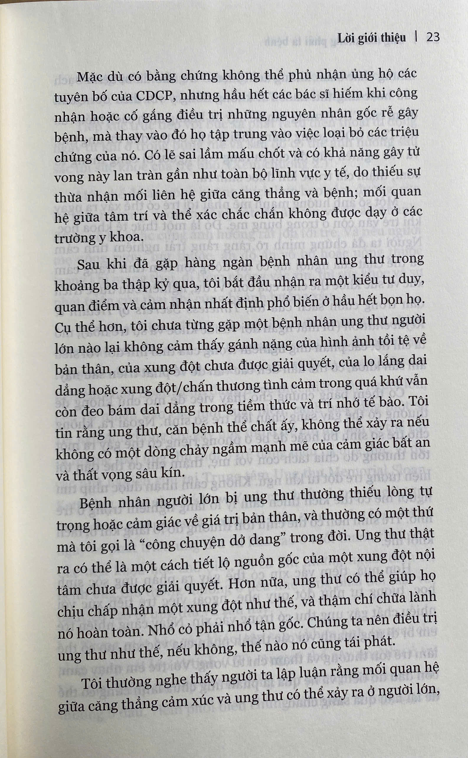 Ung Thư Không Phải Là Bệnh Mà Là Cơ Chế Chữa Lành