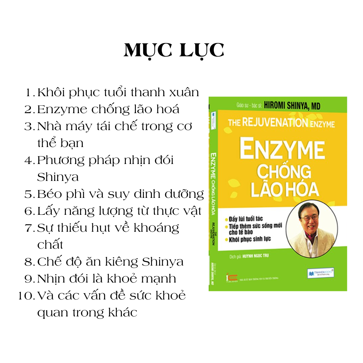 Enzyme chống lão hoá (TB)