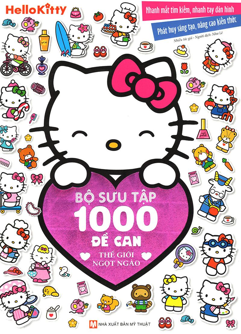 Hello Kitty - Bộ Sưu Tập 1000 Đề Can - Thế Giới Ngọt Ngào