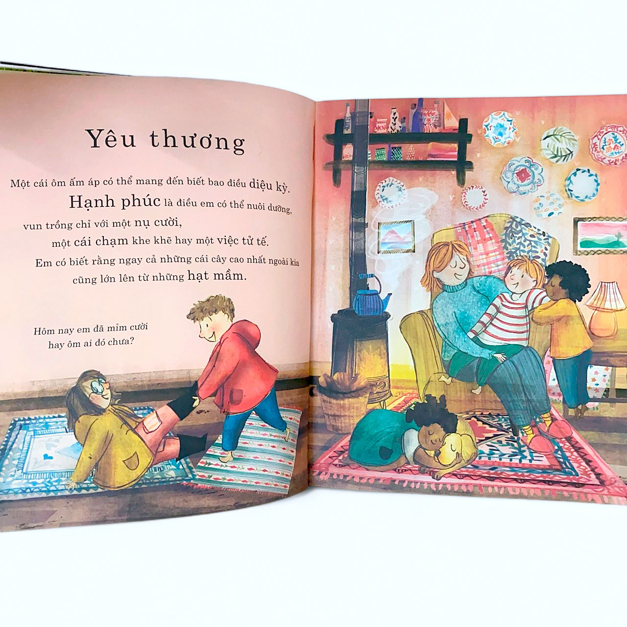 Sách cho bé - Hạnh Phúc Bây Giờ Và Ở Đây – Một Cuốn Sách Về Chánh Niệm Dành Cho Trẻ Em – Độ tuổi 3+