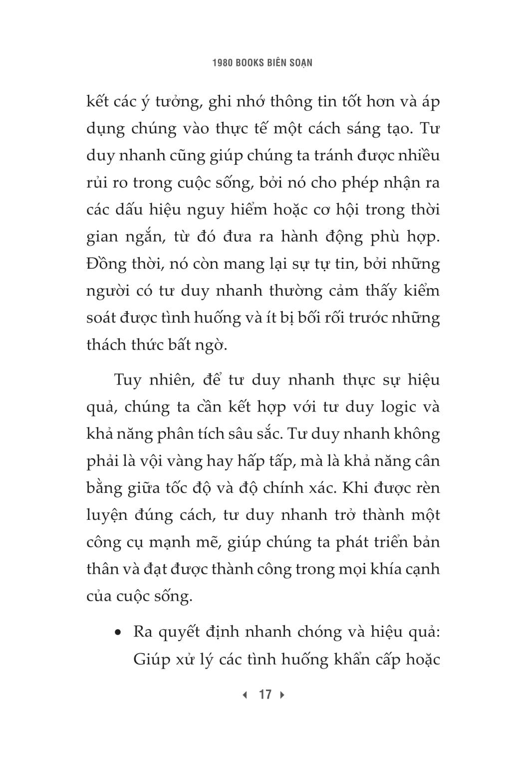 Sách - Rèn Luyện Kỹ Năng Tư Duy Nhanh Trong Công Việc