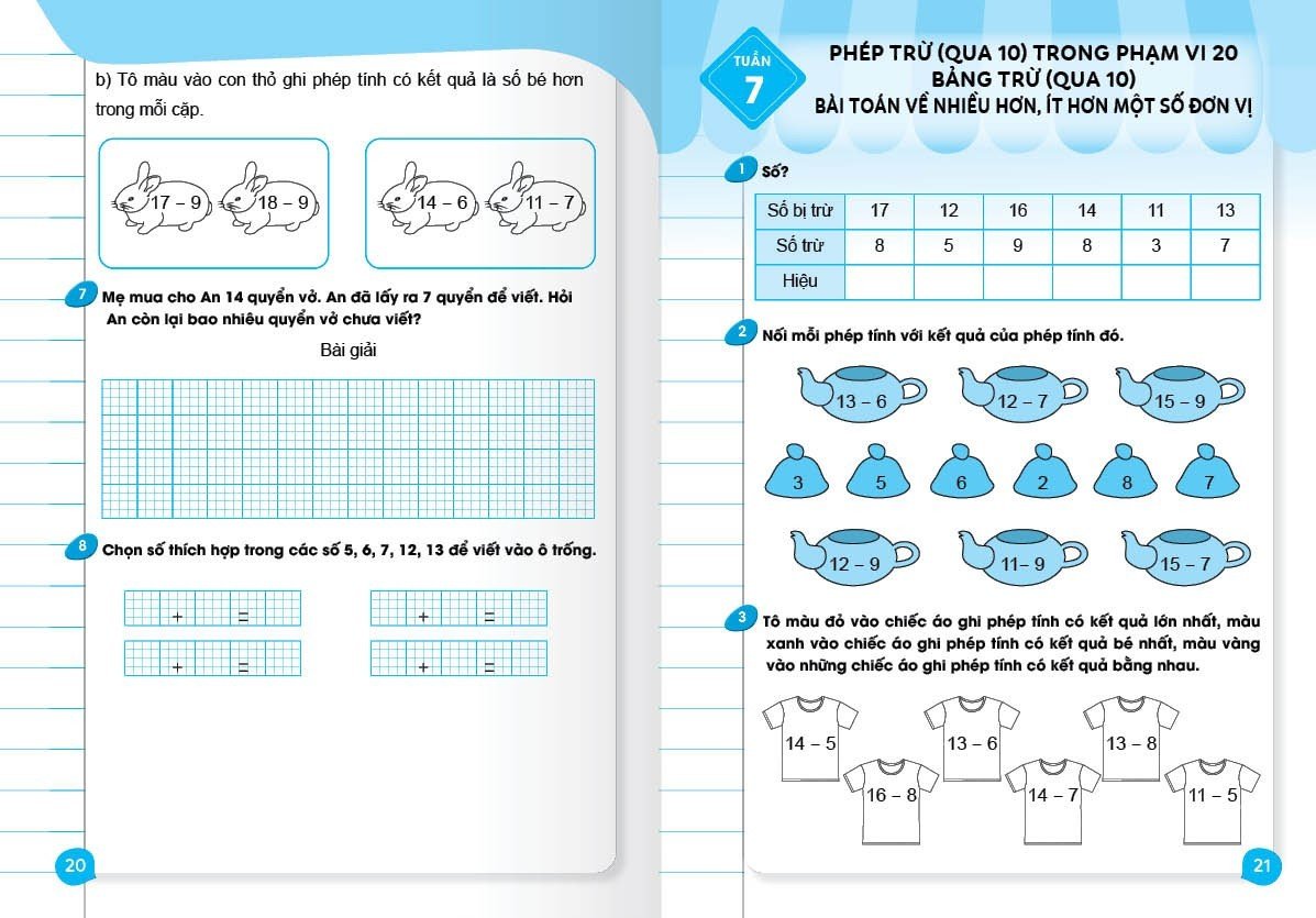 Combo Sách BÀI TẬP CUỐI TUẦN, Toán 2 - Kết nối Tri thức