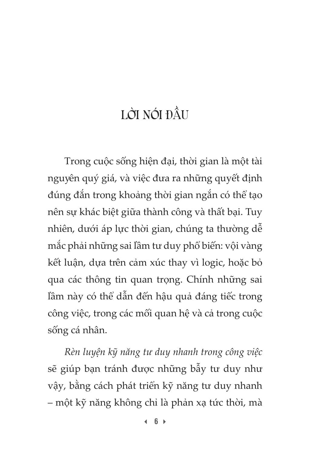 Sách - Rèn Luyện Kỹ Năng Tư Duy Nhanh Trong Công Việc