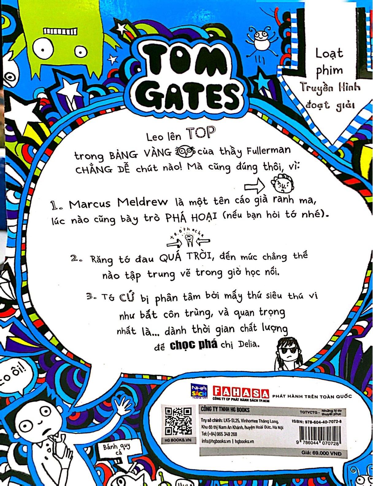 Sách - Thế Giới Tuyệt Vời Của Tom Gates - Những Lý Do Thuyết Phục