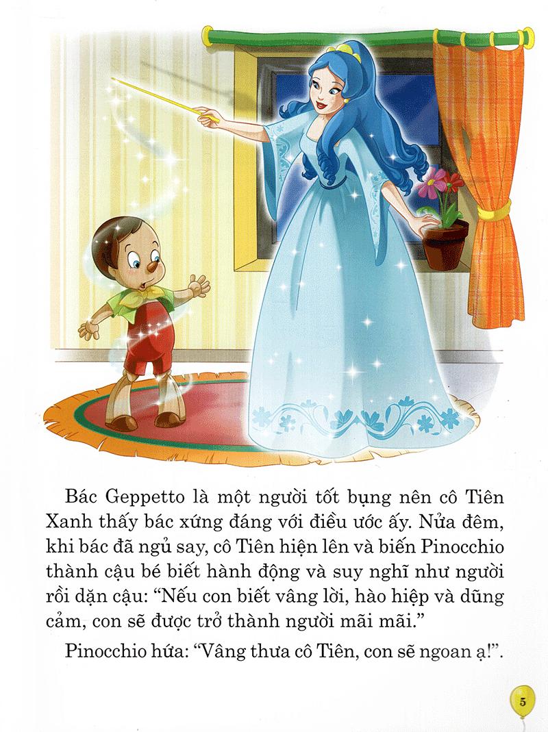 Ngày Xửa Ngày Xưa - Pinocchio - Bìa Cứng (Tái Bản 2023)