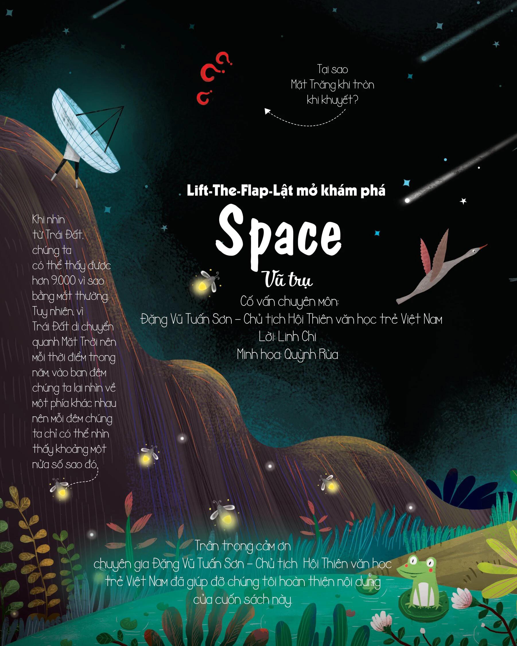 Sách Lift The Flap - Lật Mở Khám Phá - Vũ Trụ
