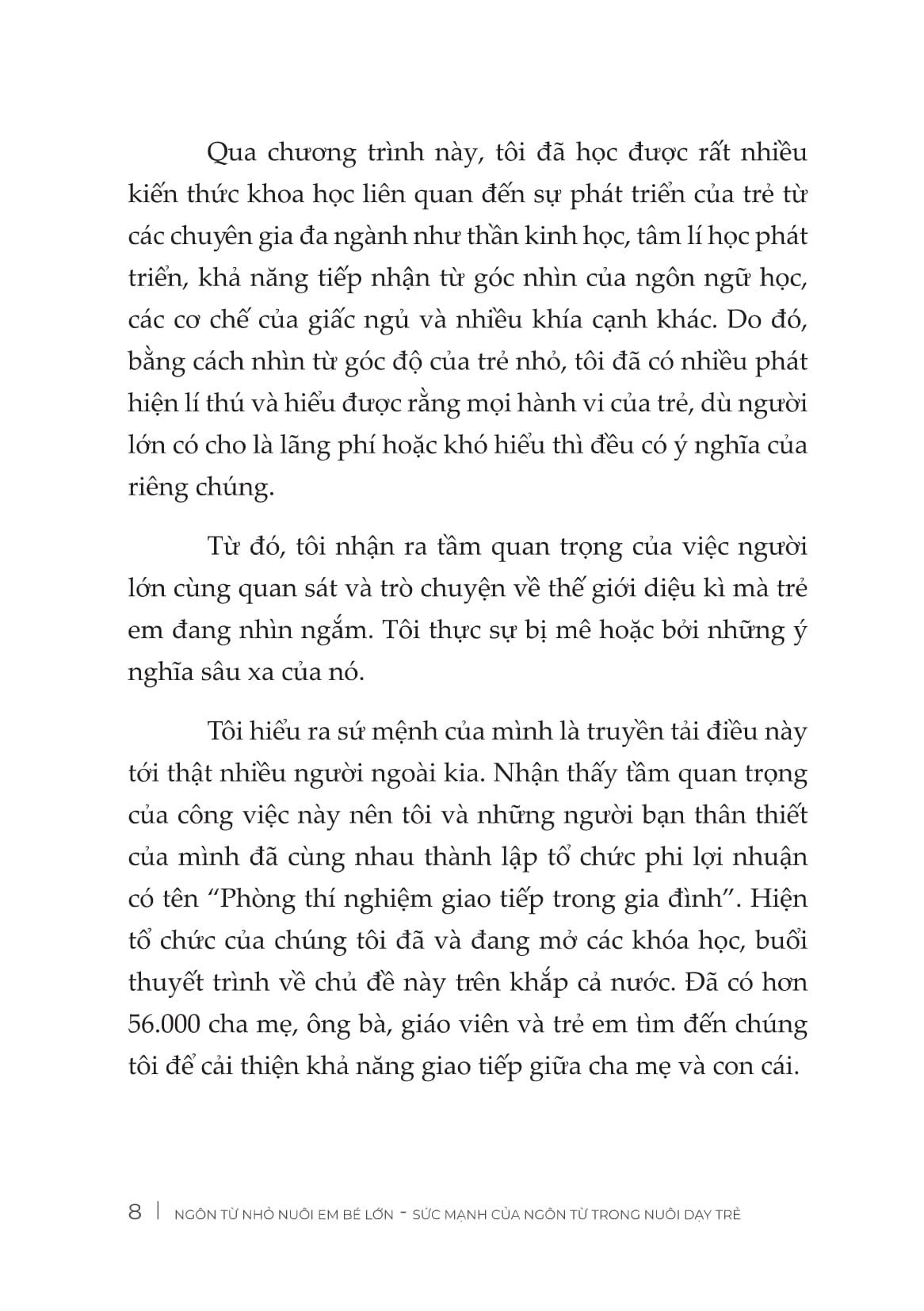 Ngôn Từ Nhỏ Nuôi Em Bé Lớn - Sức Mạnh Của Ngôn Từ Trong Nuôi Dạy Trẻ - Bản Quyền