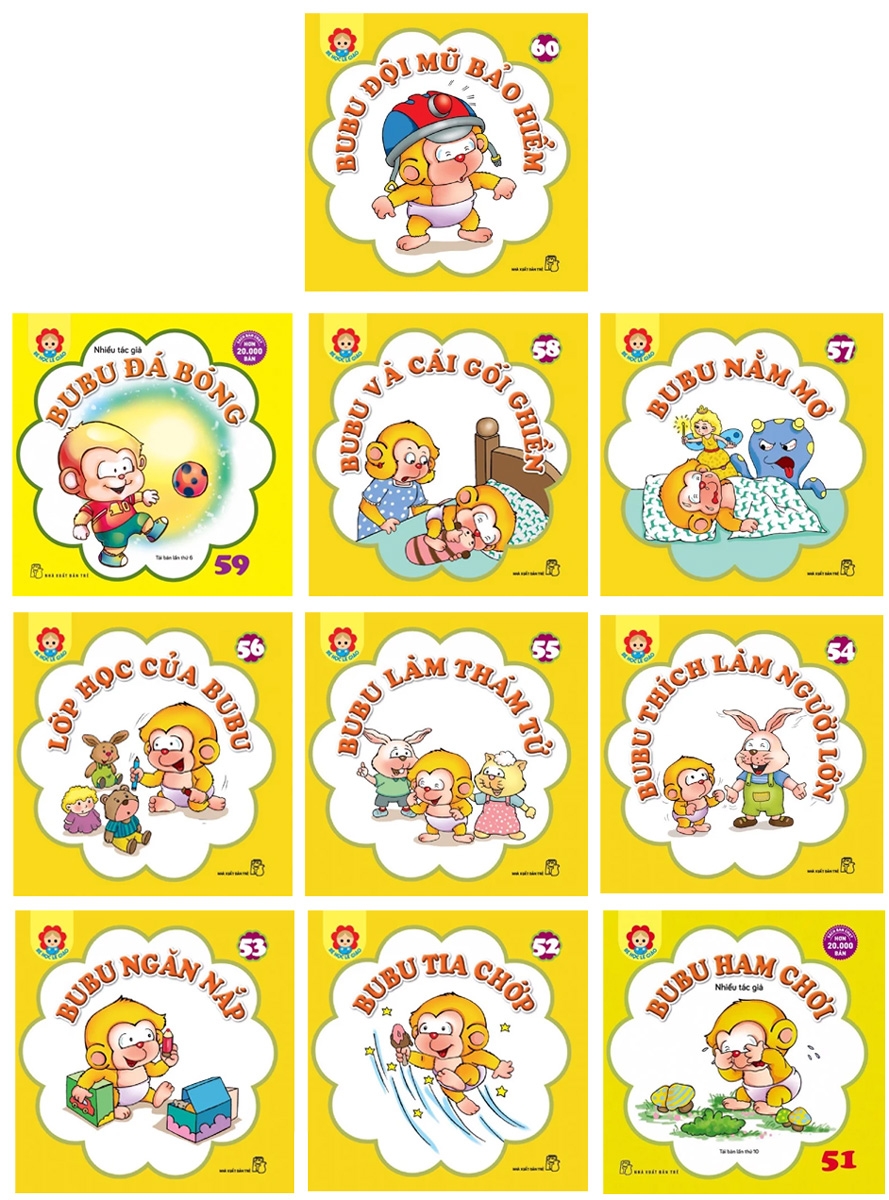 Bộ Sách Bubu - Bé Học Lễ Giáo (Trọn Bộ Tập 1 - 60)
