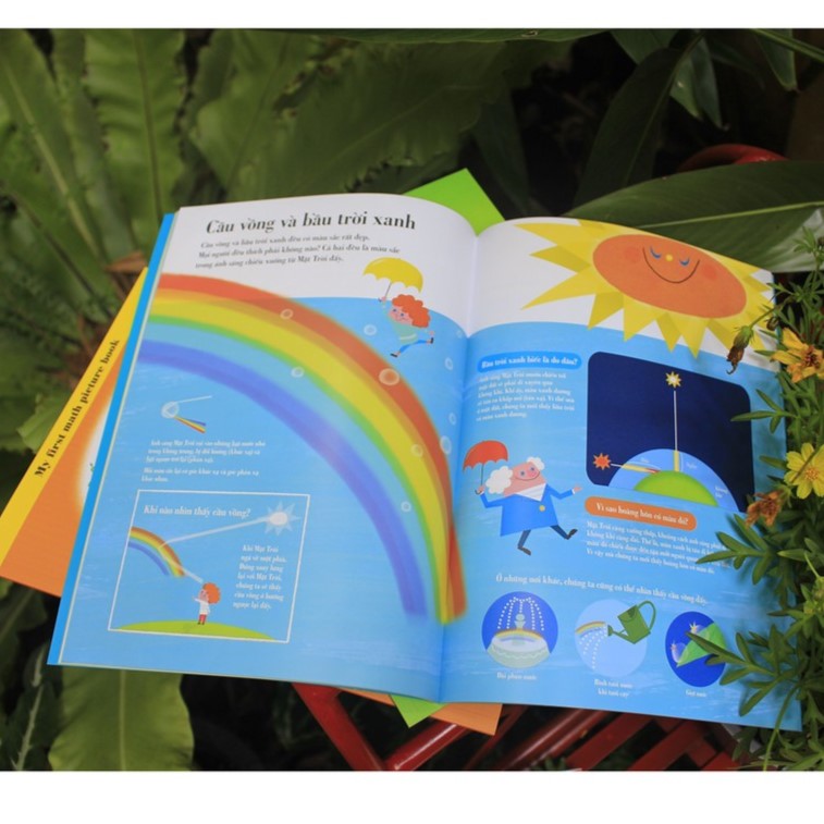 Sách Ehon Nhật Bản - Cuốn sách tranh đầu tiên về Thời tiết - Dành cho bé từ 5-10 tuổi - Ehomebooks