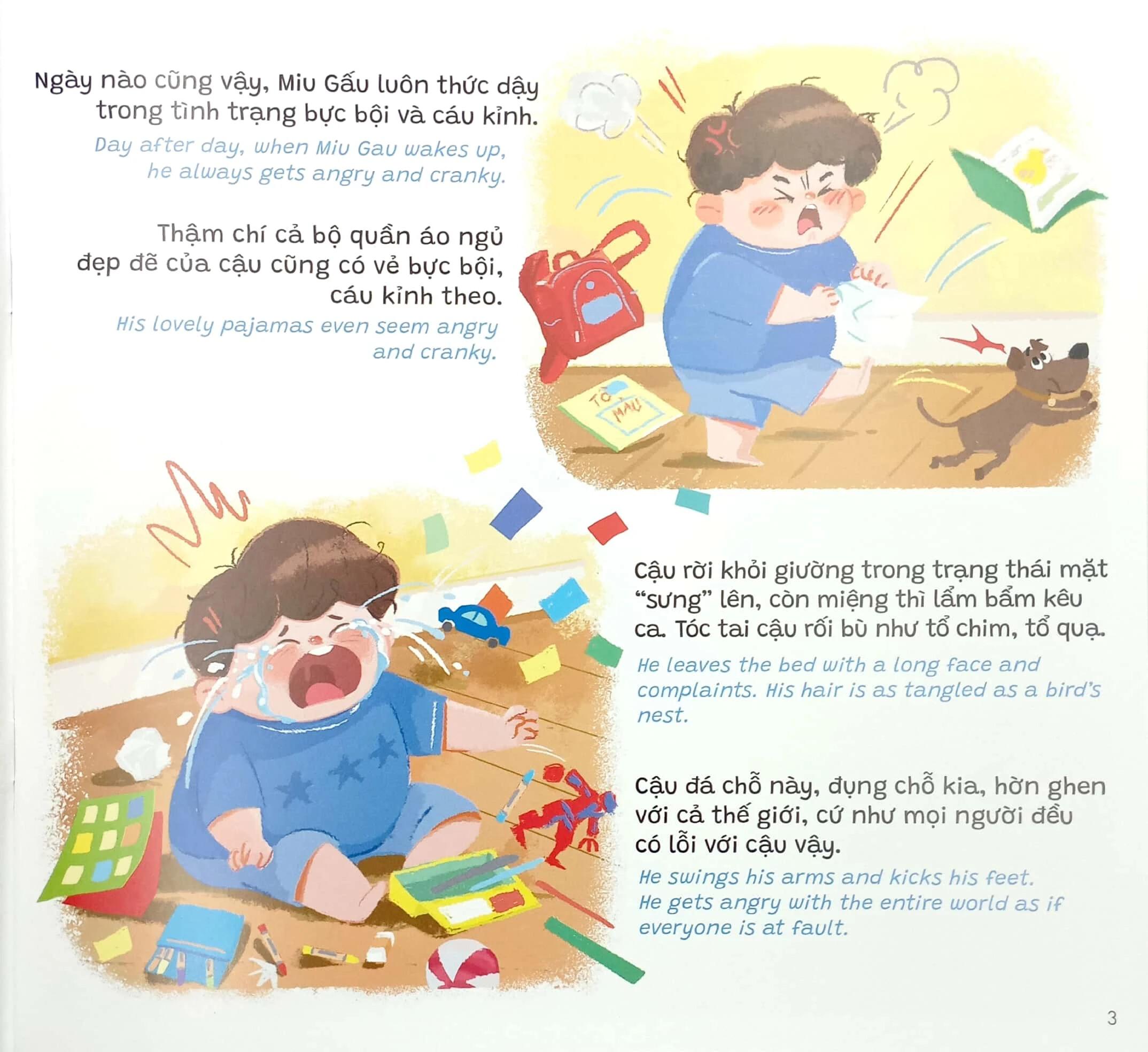 Sách Ehon Truyện Kể Cho Miu Hiểu Chuyện - Con Ghét Đi Học