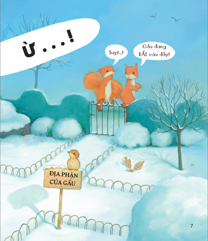 Sách - The Snow Rabbit - Chú Thỏ Tuyết Hình Phủ Nhũ Lấp Lánh - ndbooks