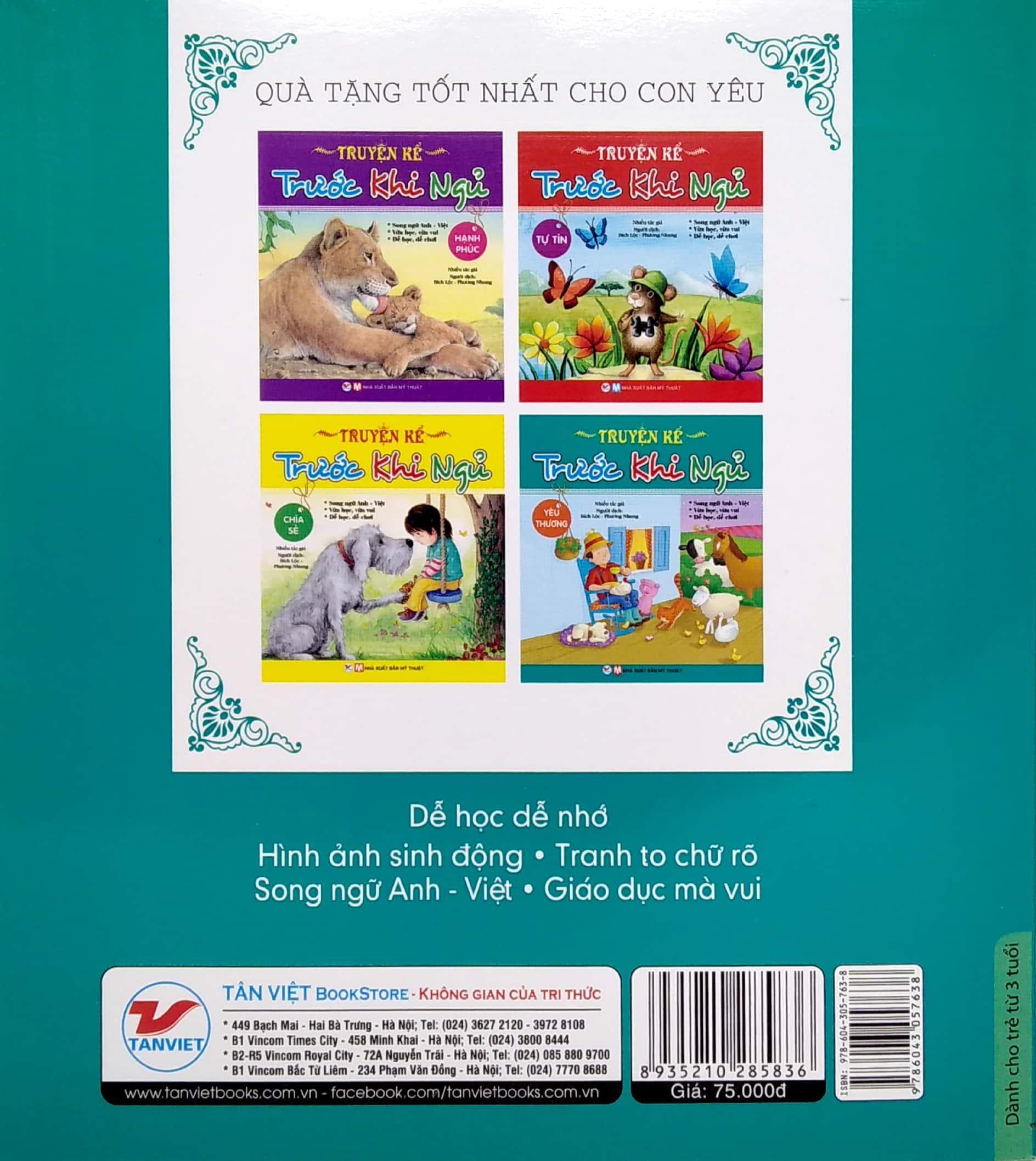 Truyện Kể Trước Khi Ngủ - Yêu Thương (Song Ngữ Anh - Việt)