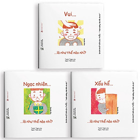 Combo Ehon cảm xúc - Vui / Xấu hổ / Ngạc nhiên là như thế nào nhỉ
