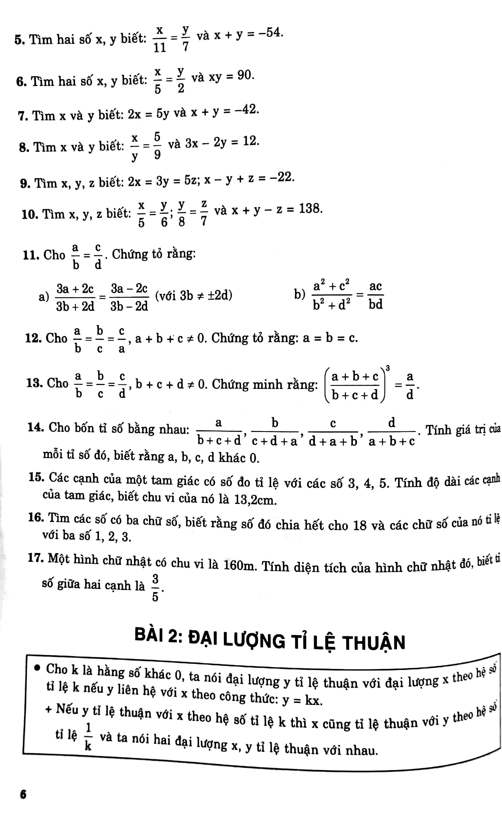 Toán Nâng Cao Lớp Lớp 7 - Tập 2
