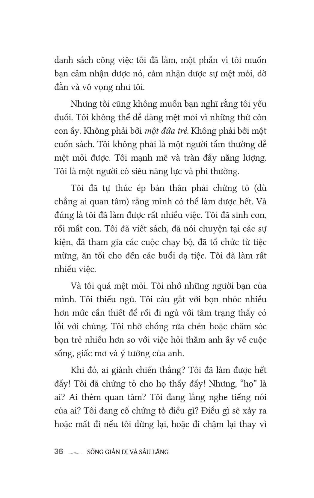 Sống Giản Dị Và Sâu Lắng