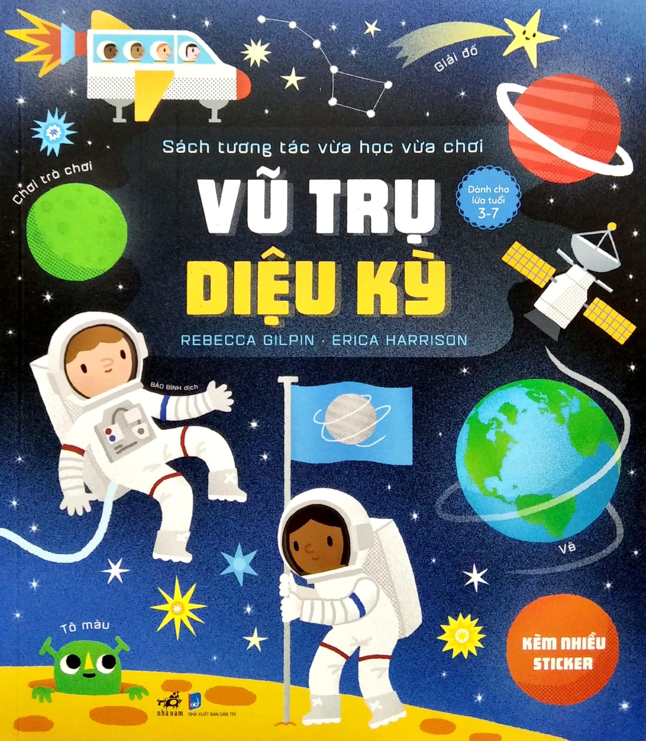 Sách Tương Tác Vừa Học Vừa Chơi - Vũ Trụ Diệu Kỳ