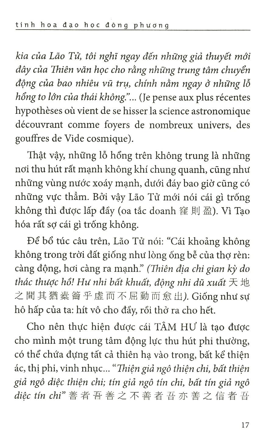 Tinh Hoa Đạo Học Đông Phương (Thu Giang Nguyễn Duy Cần ) (Tái Bản)
