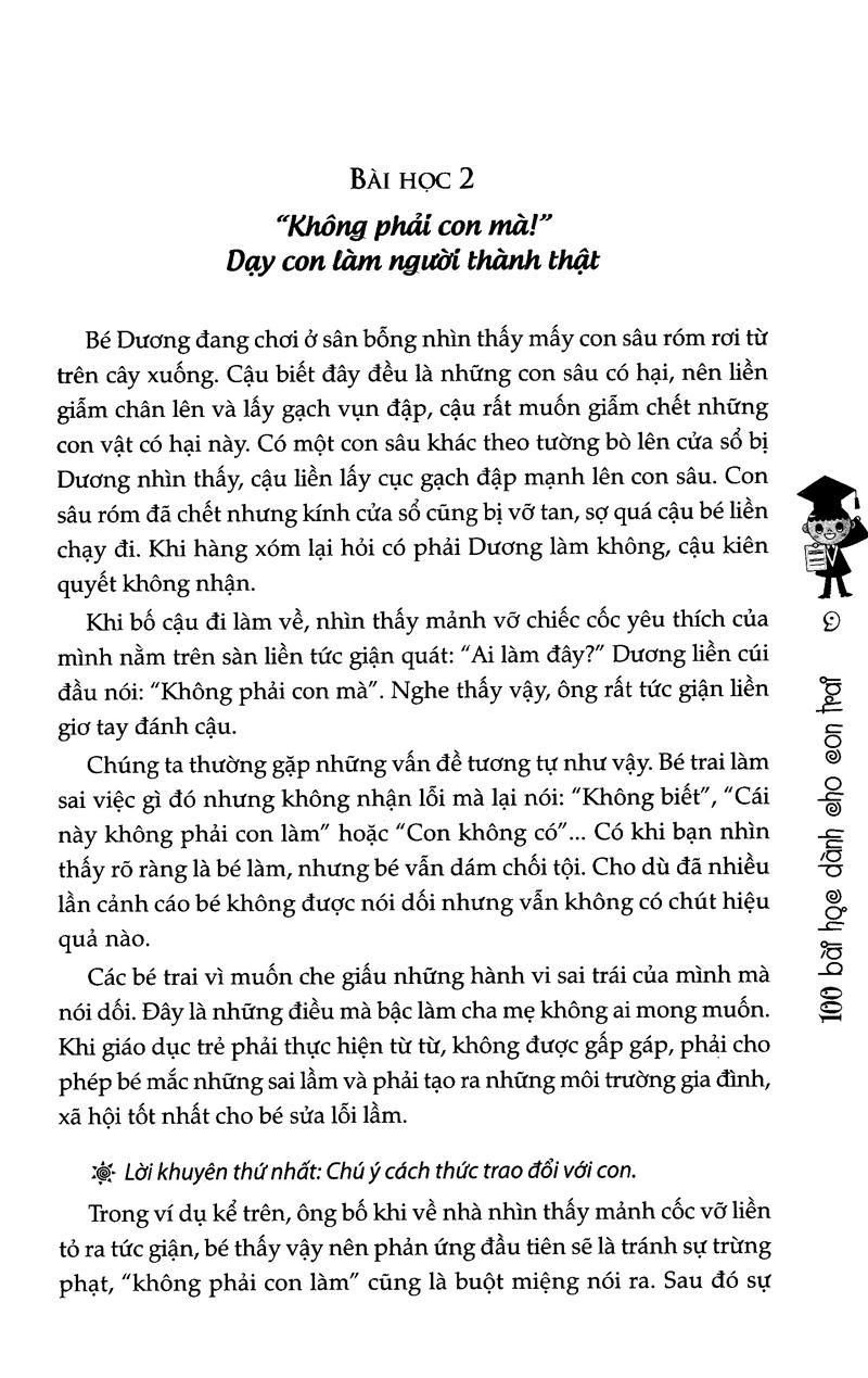 100 Bài Học Dành Cho Con Trai (Tái Bản)