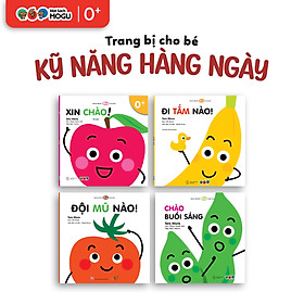 Truyện Ehon bé 1-2-3 tuổi - Bộ 4 cuốn Kỹ năng hàng ngày