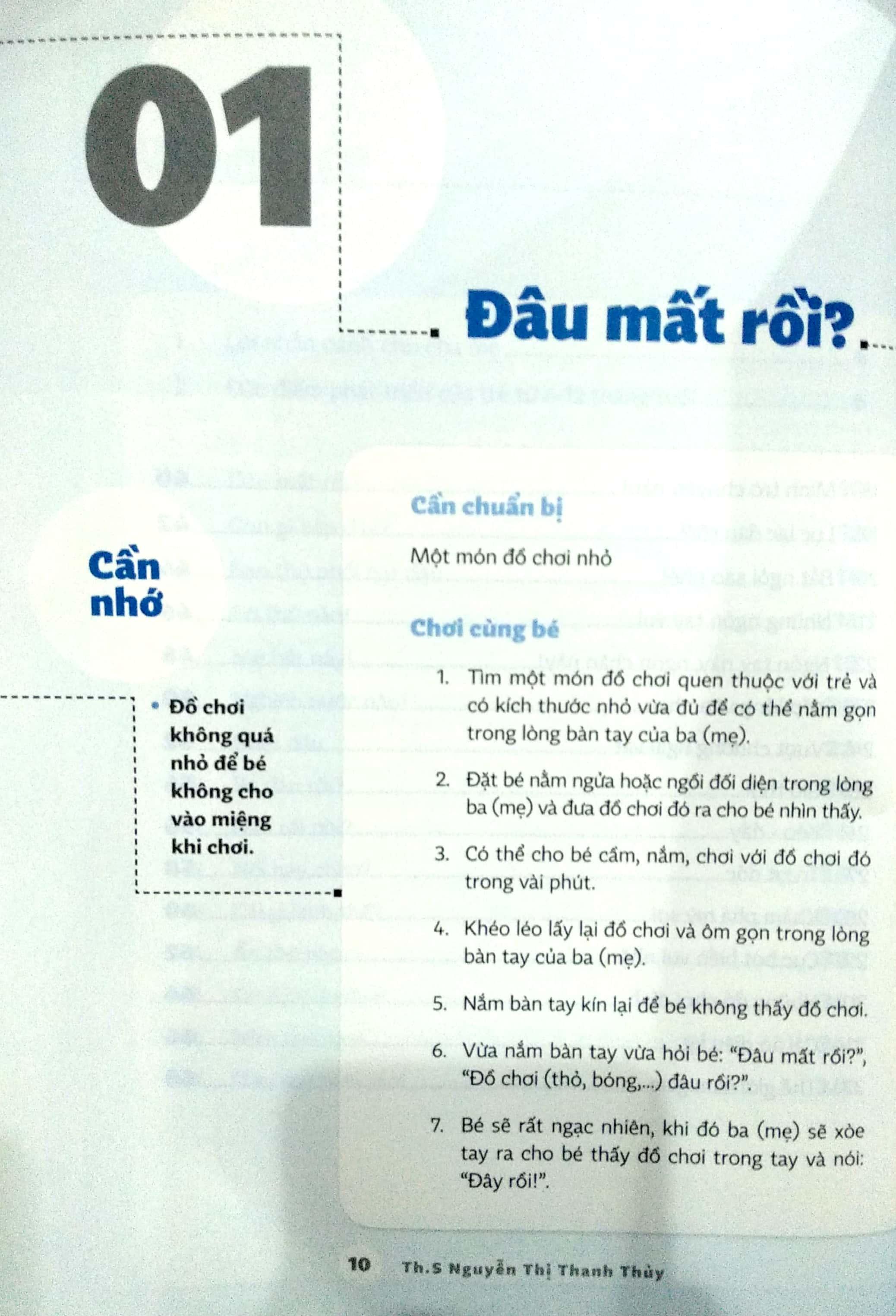 Cùng Bé Lớn Khôn: 30 Trò Chơi Dành Cho Bé Từ 6 Đến 12 Tháng Tuổi – 10 Phút Cùng Con Mỗi Ngày
