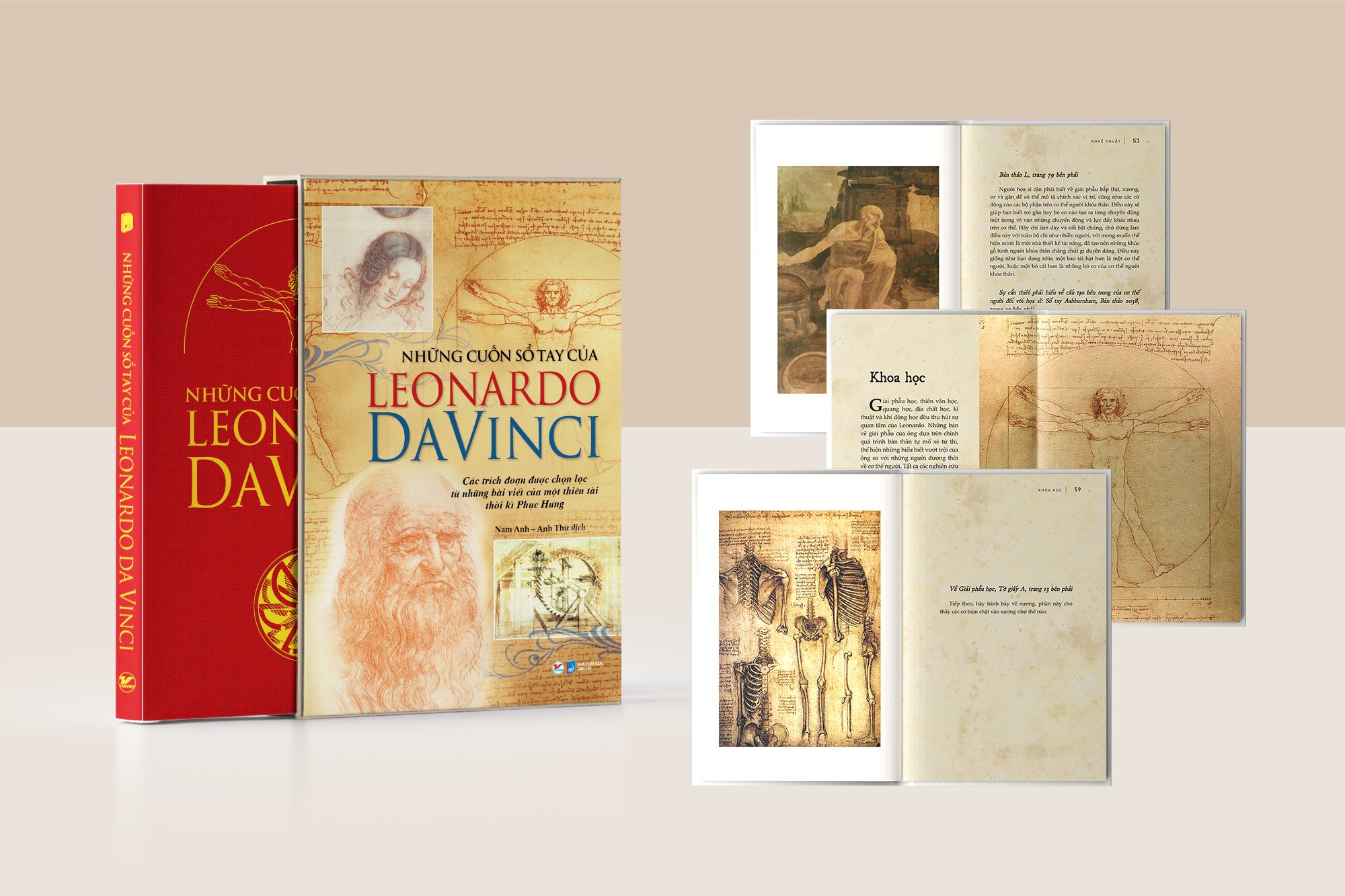 BỘ SÁCH DELUXE BOOKS (BỘ SÁCH SANG TRỌNG) – LEONARDO MICHELANGELO RAPHAEL – ABRAHAM LINCOLN – NAPOLEON – VÕ SĨ ĐẠO