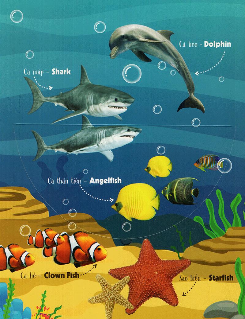 Sách Tương Tác - Lift-The-Flap - Lật Mở Khám Phá: First 100 Animals - 100 Từ Đầu Tiên Về Các Loài Động Vật (Tái Bản 2018)
