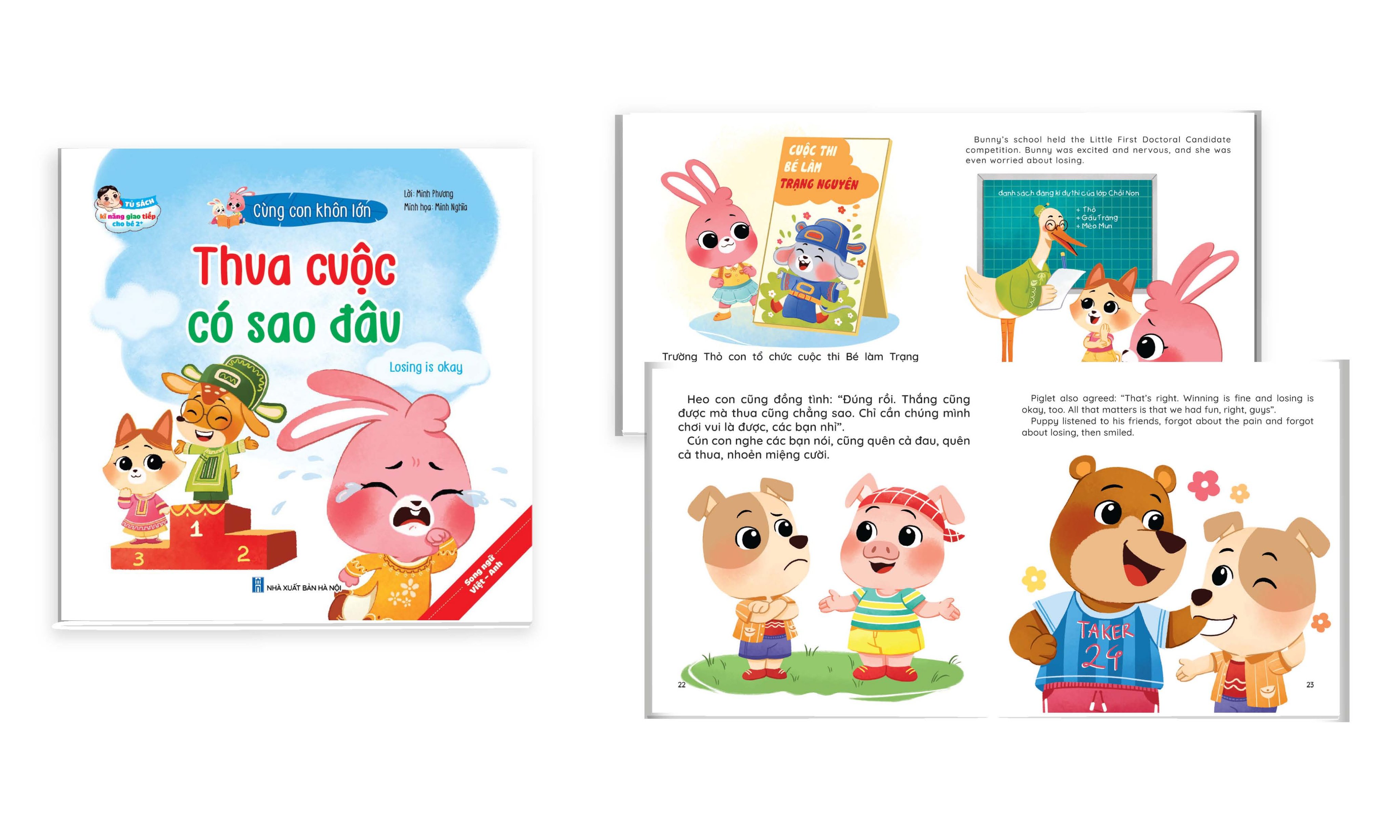 Trọn Bộ 10 cuốn Kỹ Năng Giao Tiếp Cho Bé 2+ (Song Ngữ Việt - Anh) Cùng Con Khôn Lớn Giúp Con Hiểu Và Tự Tin Hơn Vào Bản Thân Vượt Qua Mọi Khó Khăn Thử Thách Trong Cuộc Sống