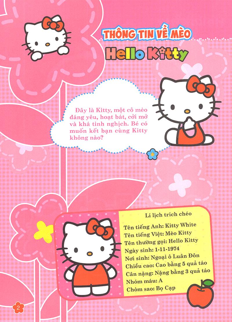 Hello Kitty - Bộ Sưu Tập 1000 Đề Can - Thế Giới Ngọt Ngào