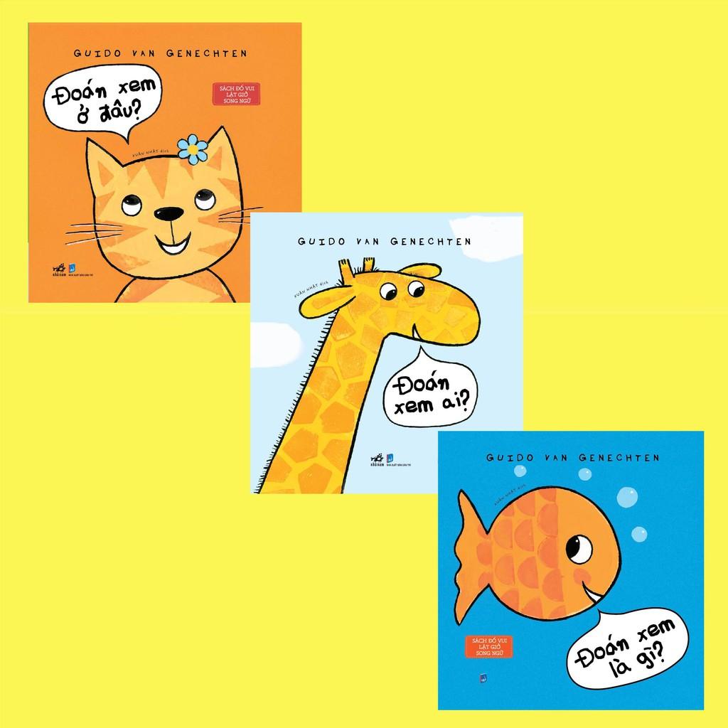 Sách - Bộ Sách đố vui lật giở song ngữ (tặng kèm bookmark thiết kế)