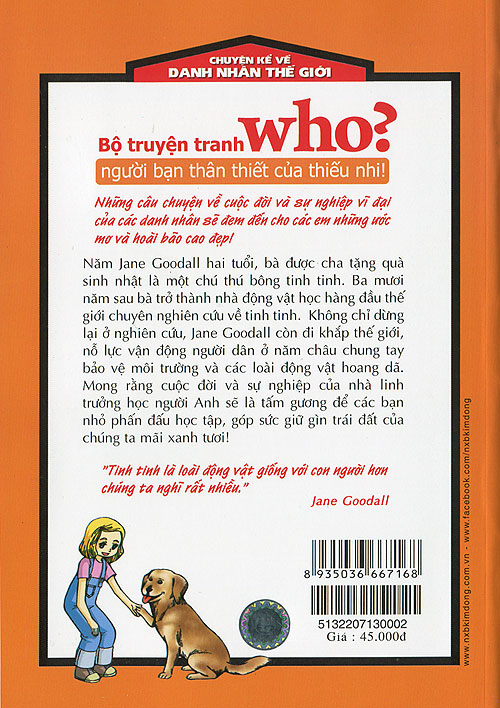 Chuyện Kể Về Danh Nhân Thế Giới - Jane Goodall