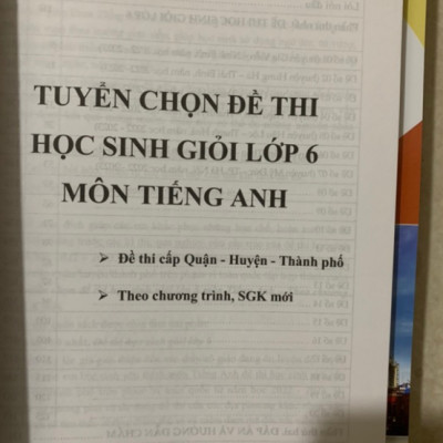Sách - Tuyển chọn đề thi học sinh giỏi Tiếng anh lớp 6