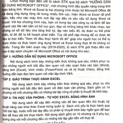 Tự Học Nhanh  Microsoft Office Word- Excel ( Dùng Cho Các Phiên Bản 2022 - 2019 - 2016 - 2013 )