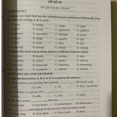 Sách - Tuyển chọn đề thi học sinh giỏi Tiếng anh lớp 6